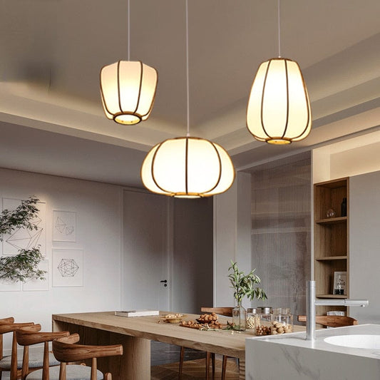 Alba Collection - Bamboo Hanging Lights